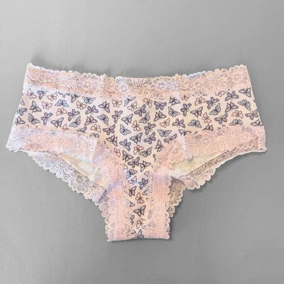 Victoria's Secret PINK Cheeky Lace Panties Womens Medium M LOT OF 4 VS Panty - Picture 6 of 8